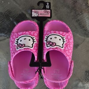 Hello Kitty Pink Patterned Kids Sandals